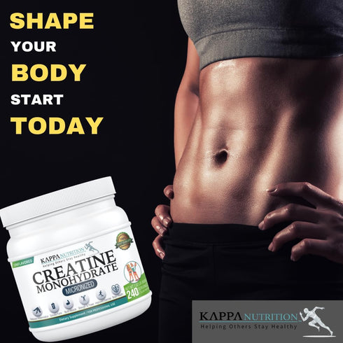 KAPPA NUTRITION Creatine Monohydrate Micronized 2.5g - 240 Servings