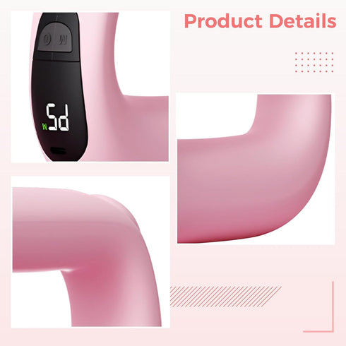 wkao 5 5.7 5 1.7 Portable Heated Fascial O-Shaped Massager, Modes, Mini Vibration Massage For Neck And Shoulders, Ideal