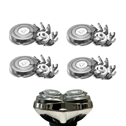 Shaver Replacement Blades for Skull Shaver Pitbull, Replacement Heads for Gold/Silver/Platinum Pro (4 Blades)