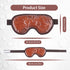 NEWGO Cooling Eye Mask Gel - Ice Eye Mask for Puffy Eyes, Headache, Migraine Relief with Plush Backing (Brown)