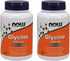 Now Foods Glycine 1000 mg, 2 Pack of 100 VegiCapsules