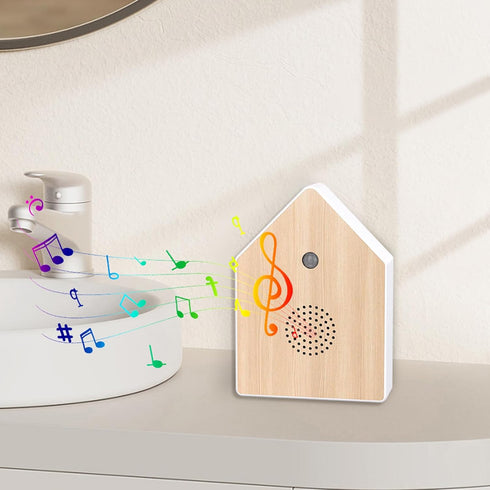 Singing Bird Box Bird Chirping Sound Box Motion Sensor Noise Machine White Noise Sound Machine for Bathroom