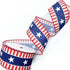 Hying 4th of July Ribbons, 2.5" X 10 Yards Patriotic Wired Edge Ribbons for Gift Wrapping Memorial Day