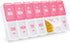 Stylish Weekly Pill Organizer 7 Day AM PM, Large Compartments, Easy to Use, BPA-Free Pill Case for Vitamins, Supplements