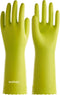 LANON Skin-Friendly Cleaning Gloves, Dishwashing Kitchen Gloves with Cotton Liner, Reusable, Non-Slip, Small