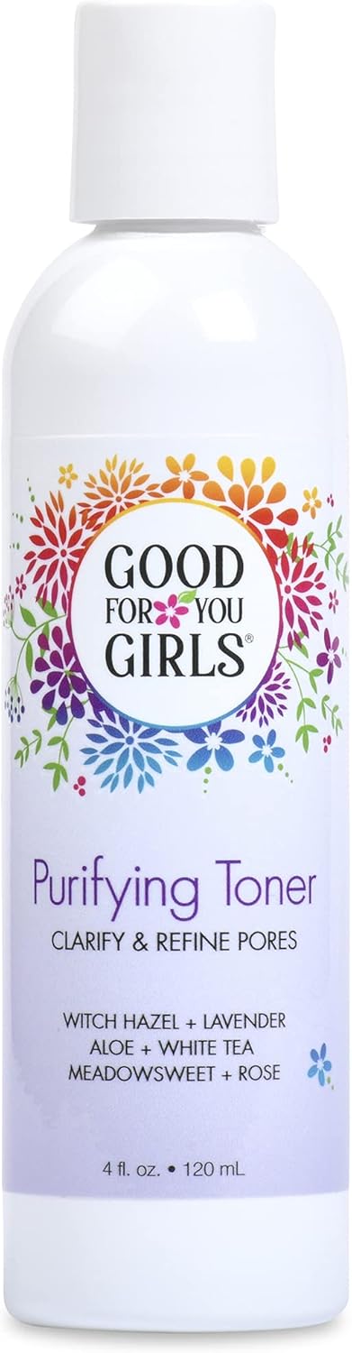 Good For You Girls Hydrating Toner for Face, Alcohol Free - Contains Aloe, Witch Hazel, Meadowsweet, Chamomile,