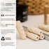 Biodegradable Silk Dental Floss Refill, Six Pack, Organic Natural Floss, Compostable Mint Candelilla Wax