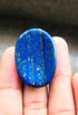 crystalmiracle Beautiful Lapis Lazuli Worry Stone, 1 Inch Positive Energy Crystal for Reiki Meditation Gifts