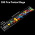 200 Pcs Thickened Pretzel Rod Bags, 2x10 Inches Self Sealing Cellophane Bags for Chocolate, Candies, Cookies