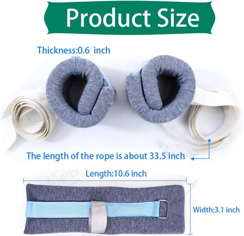 Hospital Restraints Bed Strap,Patient Medical Restraints Limb Holders,Hospital Beds Bed Restraint for Hand, Feet,Ankle