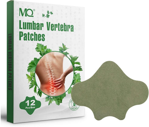 MQ 12 Count Lumbar Patches, Heat Patches for Long-Lasting Relief for Lumbar, Knee, Back, Neck, Shoulder