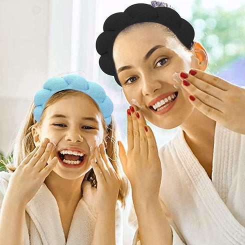 Spa Headband for Washing Face - Set of 10 Soft Skin Care Headbands for Makeup Removal & Shower (10 PACK)
