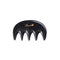 Wide Tooth Hair Comb - No Static Mini Pocket Comb for Massage, Natural Black Buffalo Horn