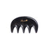 Wide Tooth Hair Comb - No Static Mini Pocket Comb for Massage, Natural Black Buffalo Horn