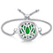 Popeoiuh Essential Oil Diffuser Bracelets for Women Aromatherapy Lotus Locket Bracelet Adjustable Jewelry