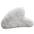 Gua Sha Crystal Jade Stone Board for Skincare, Scraping Face Back Massage Relax Therapy Treatment (White Jade)