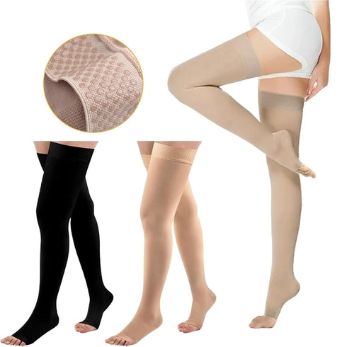 PAKHUDB 1Pair 20-30 MmHg 12) Calf Compression Sleeves Calf Compression Sleeves for Women & Men, Thigh Footless