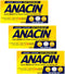 Anacin Fast Pain Relief Aspirin Tablets, 300 Tablets (Pack of 3)