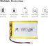 Liter Energy 3.7V Lipo Battery 2000mAh, Rechargeable Lithium Polymer 704060 with JST Connector