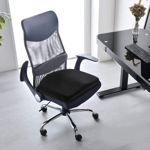 KROAK Memory Foam Seat Cushion, Office Soft Seat Cushion with Carry Handle, Washable Cover