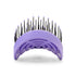 NuWay 4HAIR DoubleC U.S. Patented Double Curved Detangling Brush - Hair Dryer Safe (Violet)