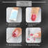 Kalolary Poly Gel Dual Brushes for Nails - Acrylic Nail Brush with Spatula & Cuticle Pusher Tools (2Pcs)