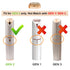 tuokiy Generation 2 Replacement Head for Flawelss Facial Hair Remover, 18K Rose Gold Plated Blades, 8 Count