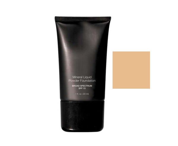 Mineral Liquid Powder Foundation, Broad Spectrum SPF 15, Tender Beige