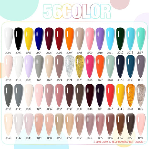 VENALISA 15ml Pink Gel Nail Polish - Light Pink Gel Polish, Soak Off UV LED Nail Art Starter Manicure