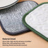 jlzzting (5pcs) Double Side Non Scratch Wire Dishcloths,Reusable Wet and Dry Wire Dishwashing Rags