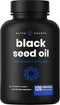 NutraChamps Organic Black Cumin Seed Oil Capsules, 120 Vegan Softgel, 1400mg, Cold Pressed