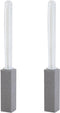 2 Packs Pumice Cleaning Stone with Extra Long Handle - Pumice Stone for Toilet Bowl, Bathtubs, and Sinks