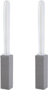 2 Packs Pumice Cleaning Stone with Extra Long Handle - Pumice Stone for Toilet Bowl, Bathtubs, and Sinks