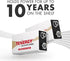 Tenergy 6LR61 9V Alkaline Battery, Non-Rechargeable Battery for Smoke Alarms, Guitar Pickups, Microphones (12 Pack)