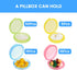 WLLHYF 5 Packs Mini Pill Case Small Pill Organizer Box Portable Vitamin Holder Travel Pill Container for Pocket Purse