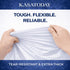 KASATODAY 10 100ct (10 100 Count) Drawstring Trash Bags, Gallon Everyday Use Garbage Bags, Extra Strong Leak-Proof