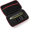 Nylon TPU Electric Shaver Storage Bag for Men Hair Shaving Tool, Organizer for QP2520/90/70 (Black Red)