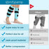 Comfytemp Calf Shin Splint Ice Packs, Reusable Gel 2 Pack, Hot Cold Therapy Compression Sleeve for Swelling, Elbow, Knee