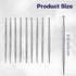Heclia 6PCS Facial Reflexology Massage Tool Stainless Steel Acupuncture Pen Ear Acupressure and Body Point Probe Pen