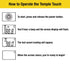 ADC Temple Touch Digital LCD Fever Thermometer, Non-Invasive Quick Read for Babies, Kids, and Adults