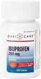 GeriCare Ibuprofen 200mg - Pain Reliever, Fever Reducer, 100 Count (Pack of 1)