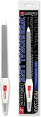 Professional Nail File - Stainless Steel Cuticle Trimmer, 2 in 1 Tool for Hand & Foot Care, Sapphire Files & Cutter