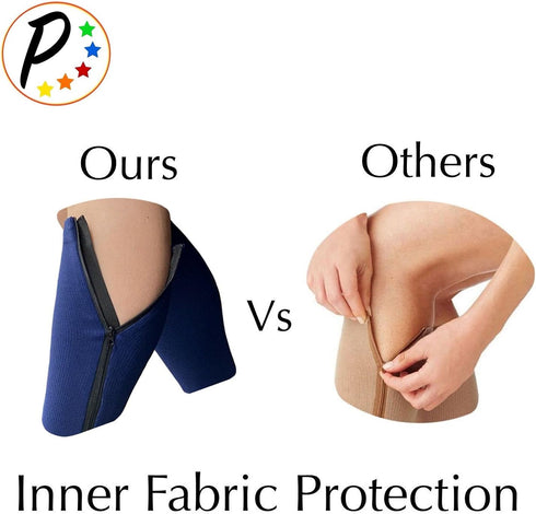 Original Navy 20-30 mmHg Firm Compression Leg Sock - Closed Toe, Men Women, 1 Pair (4X-Large)