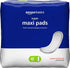 Amazon Basics Thick Maxi Pads for Periods, Super Absorbency, Unscented, 48 Count, 1 Pack