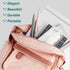 Contact Lens Case Kit, 2 in 1 Double Sided Portable Contact Lense and Eyeglasses Case with Marbling, Durable Storage
