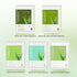 Aloderma Hydrating Sheet Face Masks with 87% Organic Aloe Vera - 5 Pack Moisturizing Masks with Hyaluronic Acid