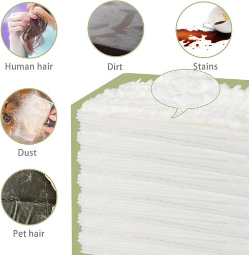30 Count Heavy Duty Dry Sweeping Cloths, Disposable Mop Refills, Multi-Surface Dust Mop Pad Floor Cloths for Cleaning