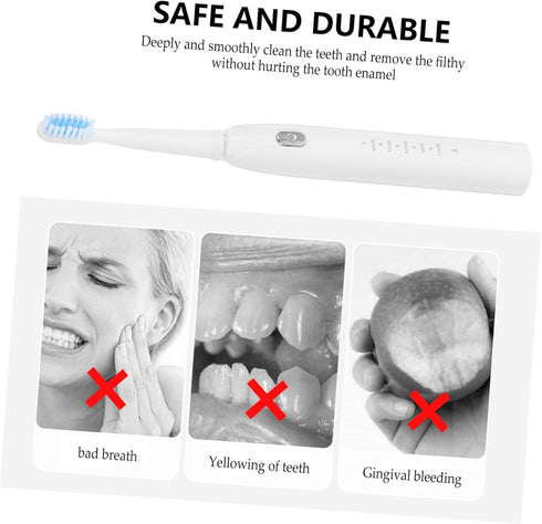 Rechargeable Speed Vibration Electric Toothbrush for All Ages - USB Powered