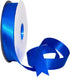 Morex 7/8" X 50 YD Double Face Satin Ribbon - Electric Blue for Gift Wrapping, Birthday Cards, Crafts, Wedding Gifts