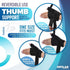 Thumb Splint Brace for Men & Women, Thumb Spica Support for Tendonitis, Pain Relief, Universal Size, Gray